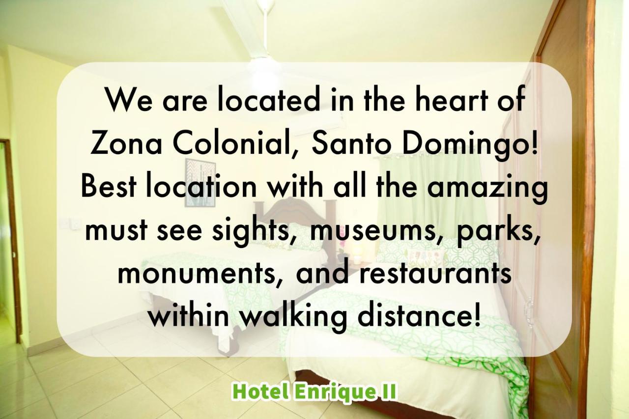 Hotel Enrique II Zona Colonial Vista Al Malecon 산토도밍고 외부 사진