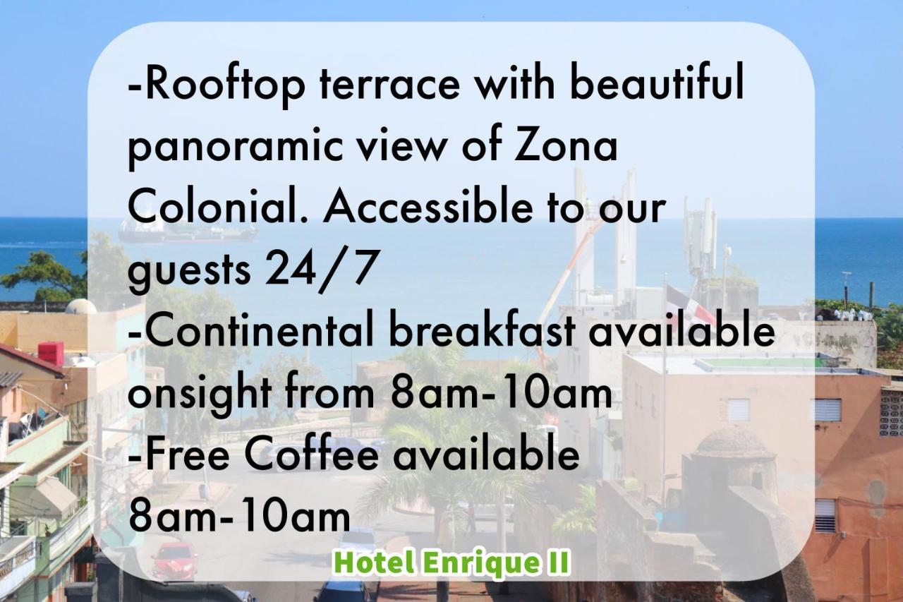 Hotel Enrique II Zona Colonial Vista Al Malecon 산토도밍고 외부 사진